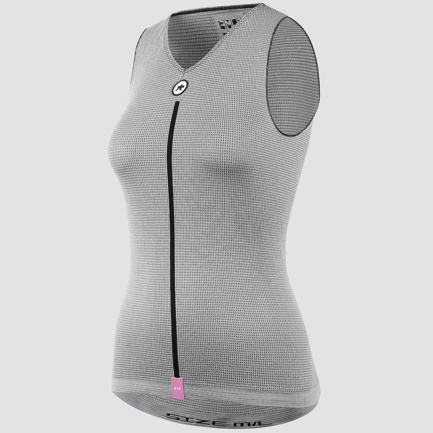 Assos 1/3 NS Skin Layer P1 woman sleeveless underwear jersey - Gray