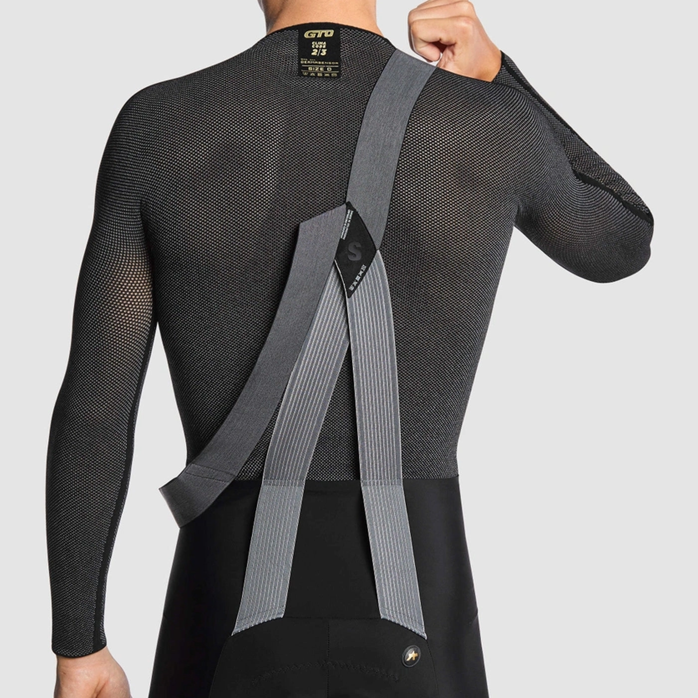Assos Mille GTO Spring Fall LS Dermasensor long sleeve base layer - Black