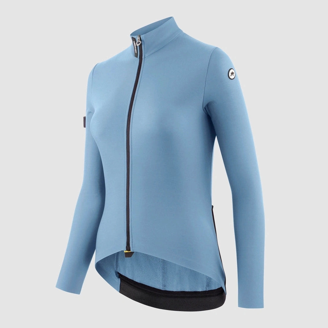 Assos Uma GT Spring Fall C2 woman long sleeves jersey - Light blue