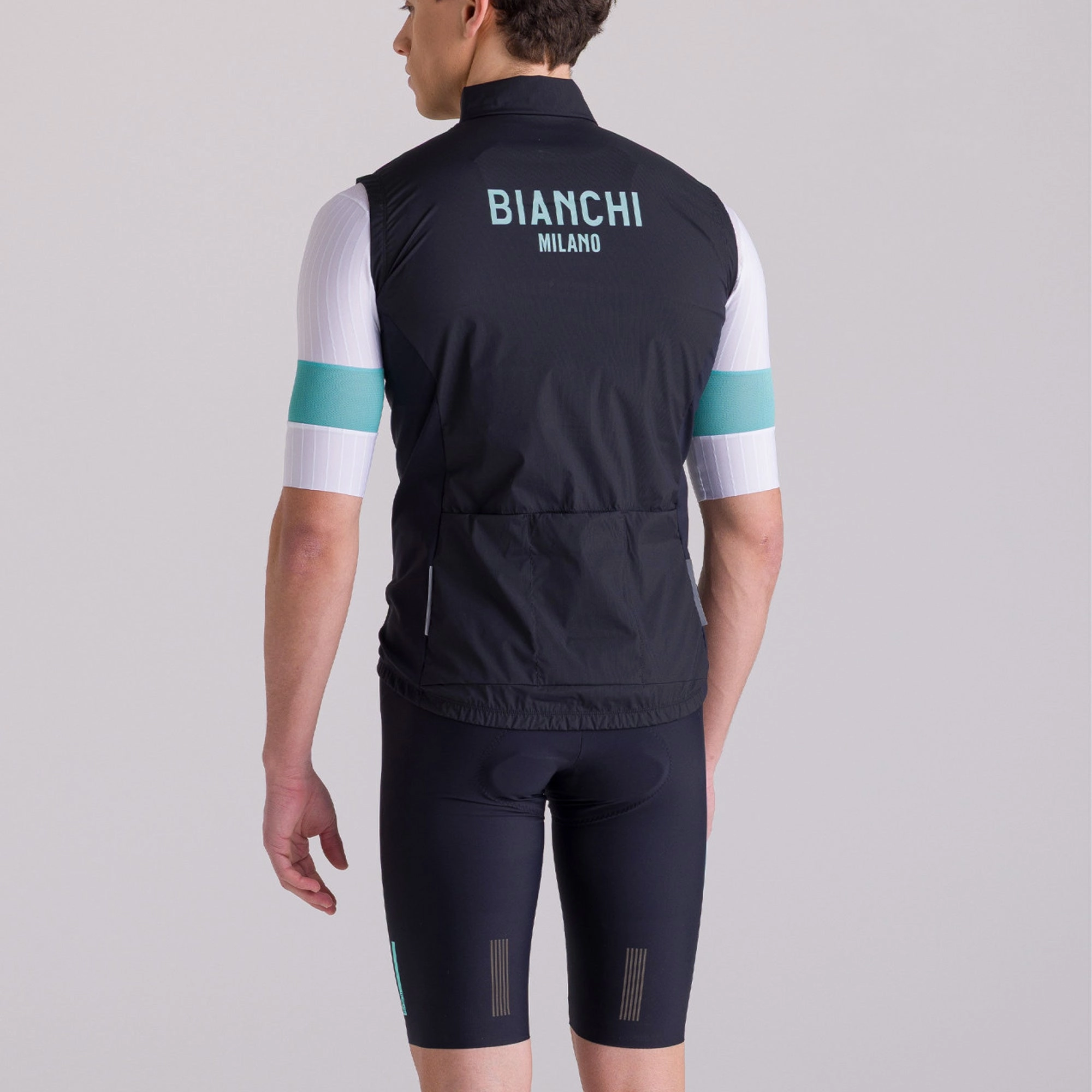 Bianchi Milano Windshell vest - Black
