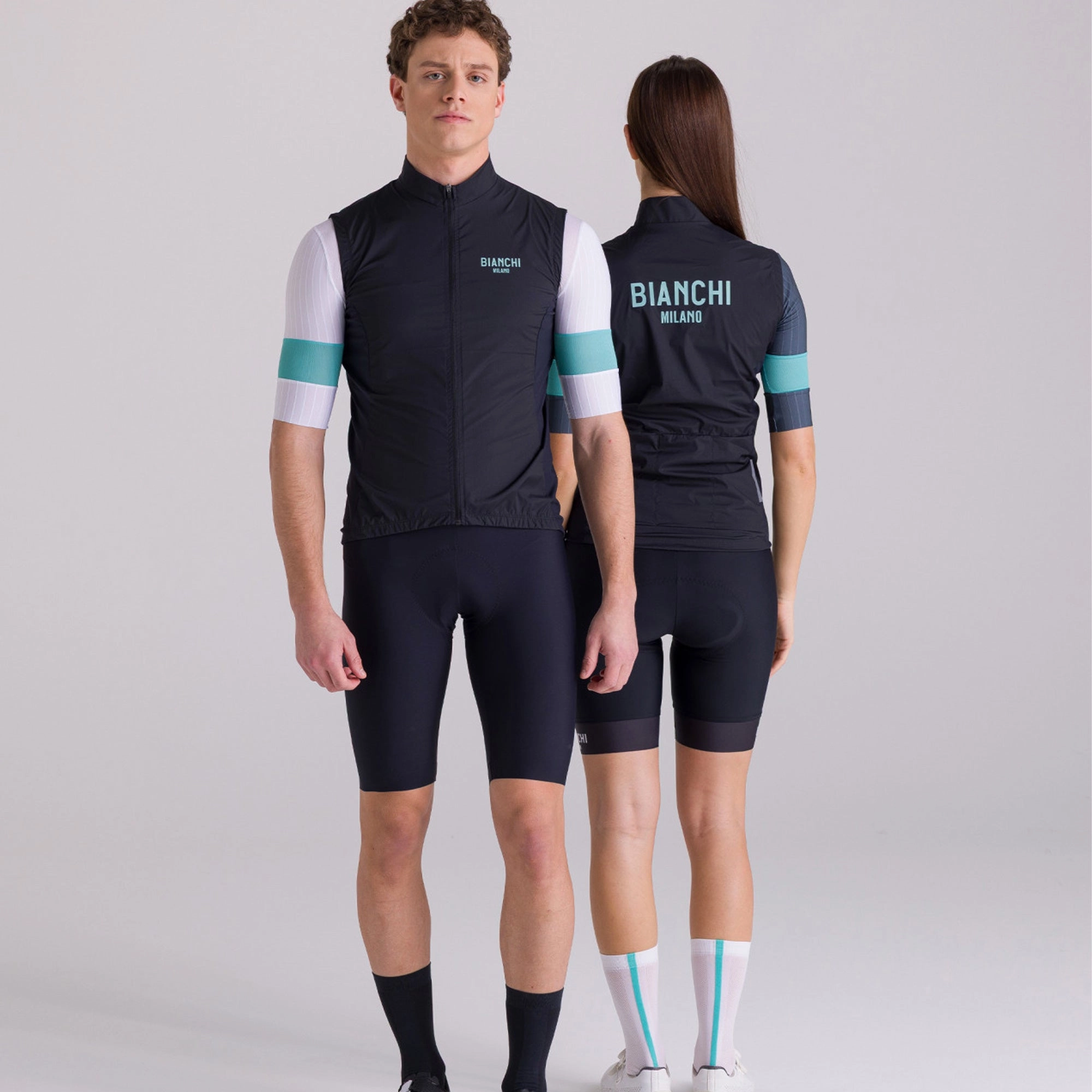 Bianchi Milano Windshell vest - Black