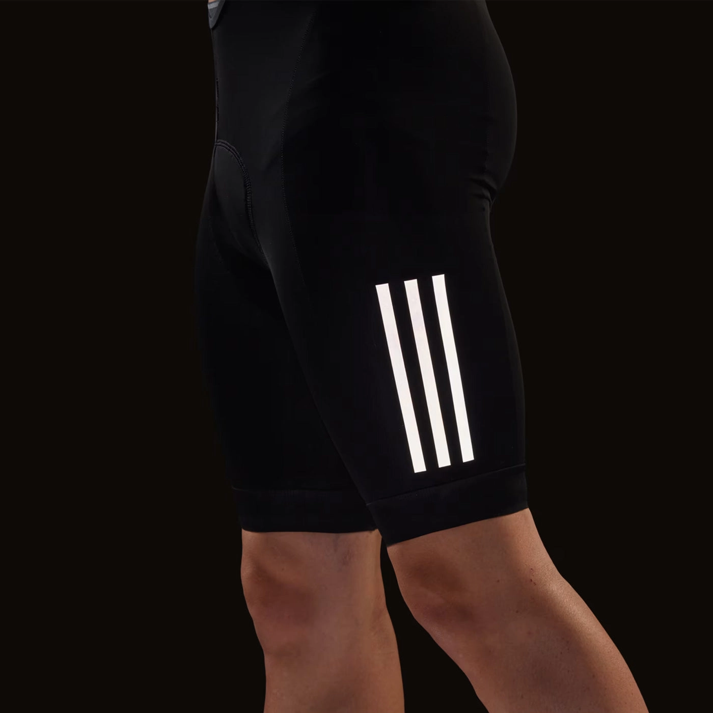 Bib shorts Adidas Essentials 3-Stripes - Black
