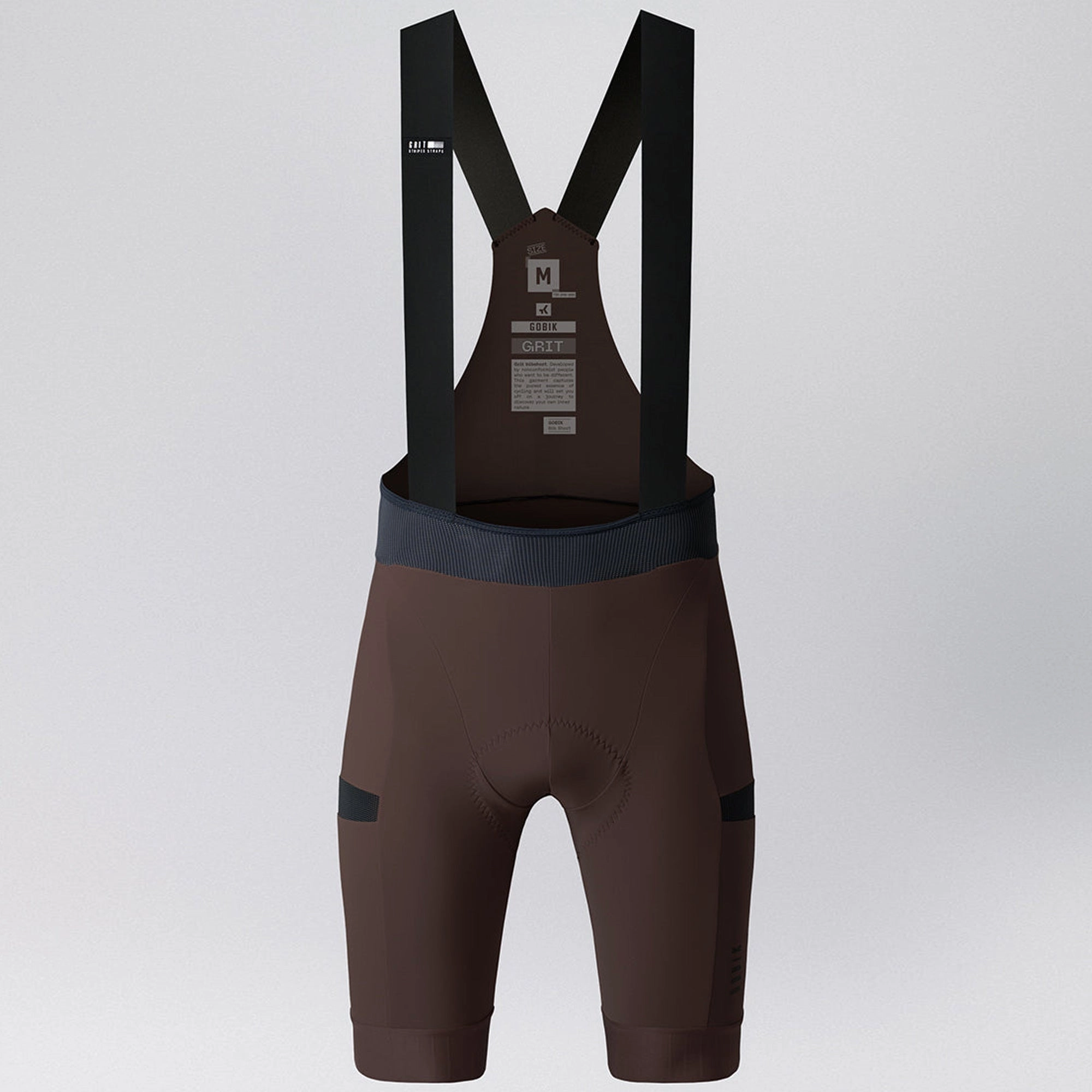 Bib shorts Gobik Grit 2.0 K10 - Dark Brown
