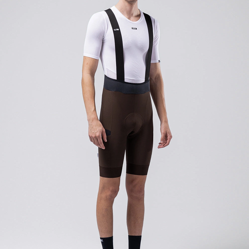 Bib shorts Gobik Grit 2.0 K10 - Dark Brown