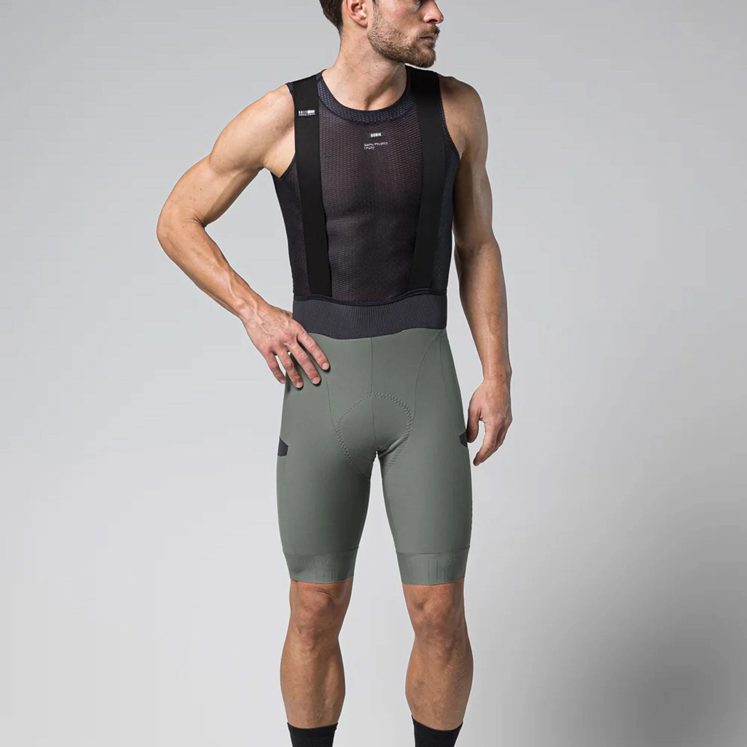 Bib shorts Gobik Grit 2.0 K10 - Green