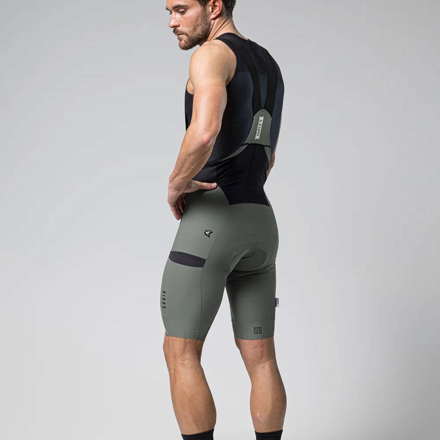 Bib shorts Gobik Grit 2.0 K10 - Green