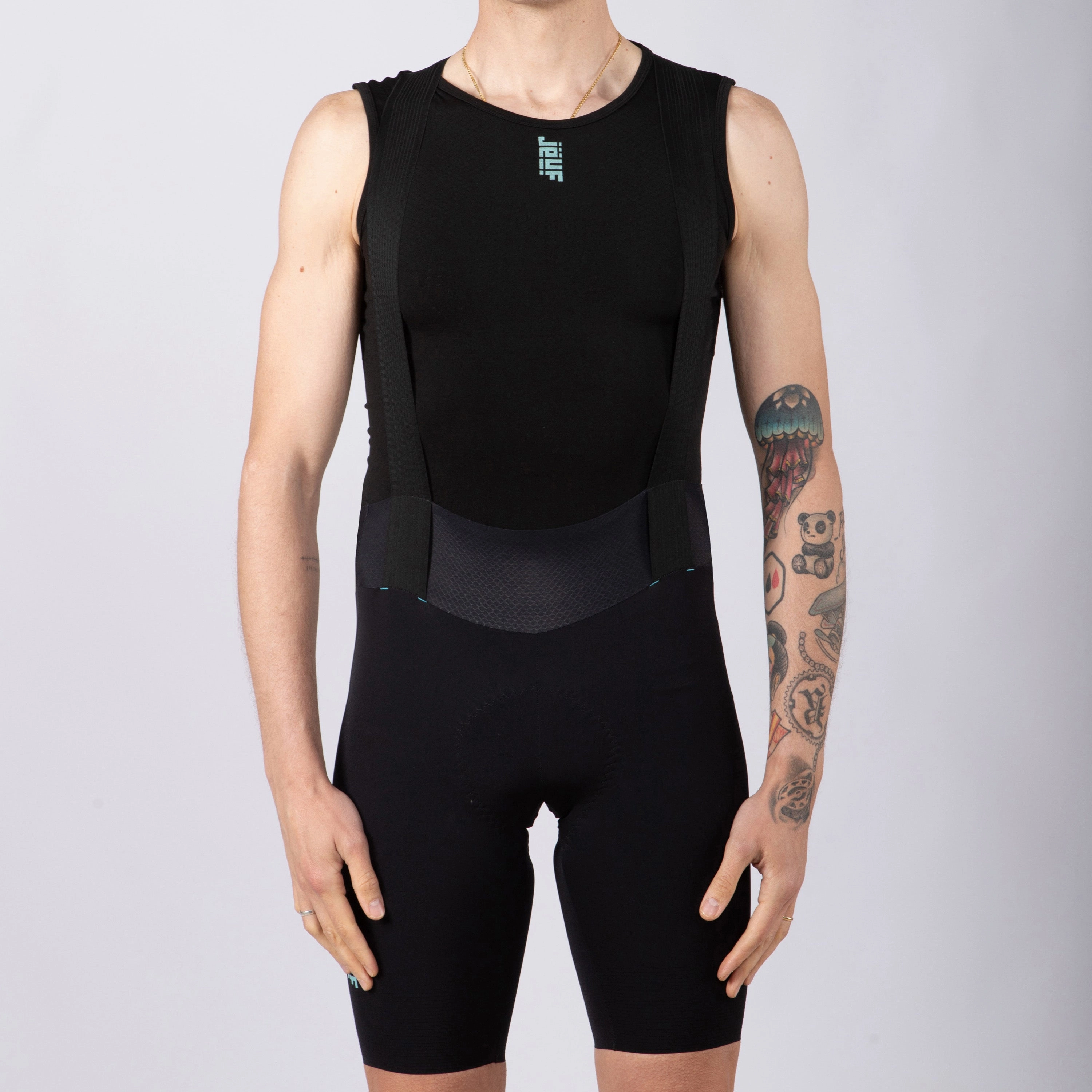 Bib shorts Juf Pro race Power - Black 