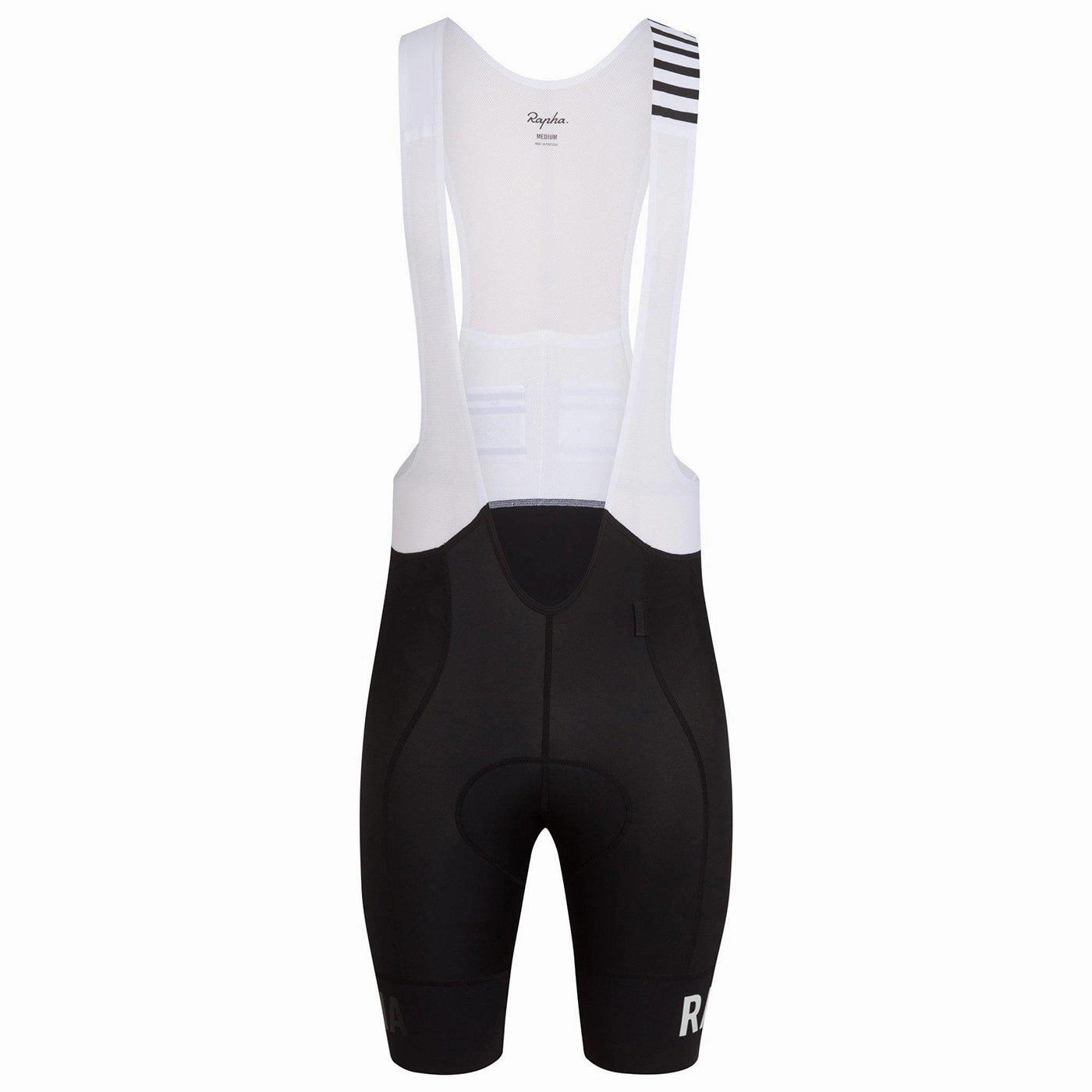 Bib shorts Rapha Pro Team II Regular - Black white 