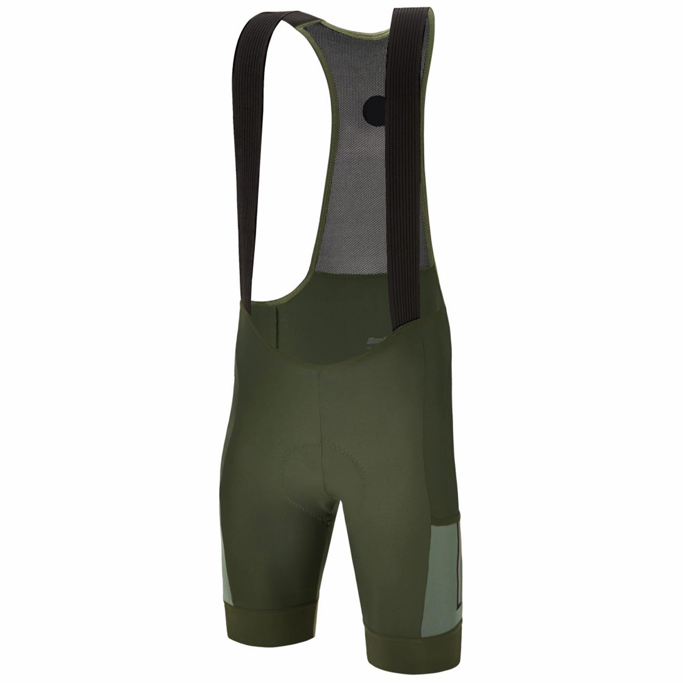 Bib shorts Santini Gravel - Green
