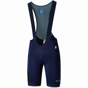 Bib shorts Shimano Evolve - Navy Blue 