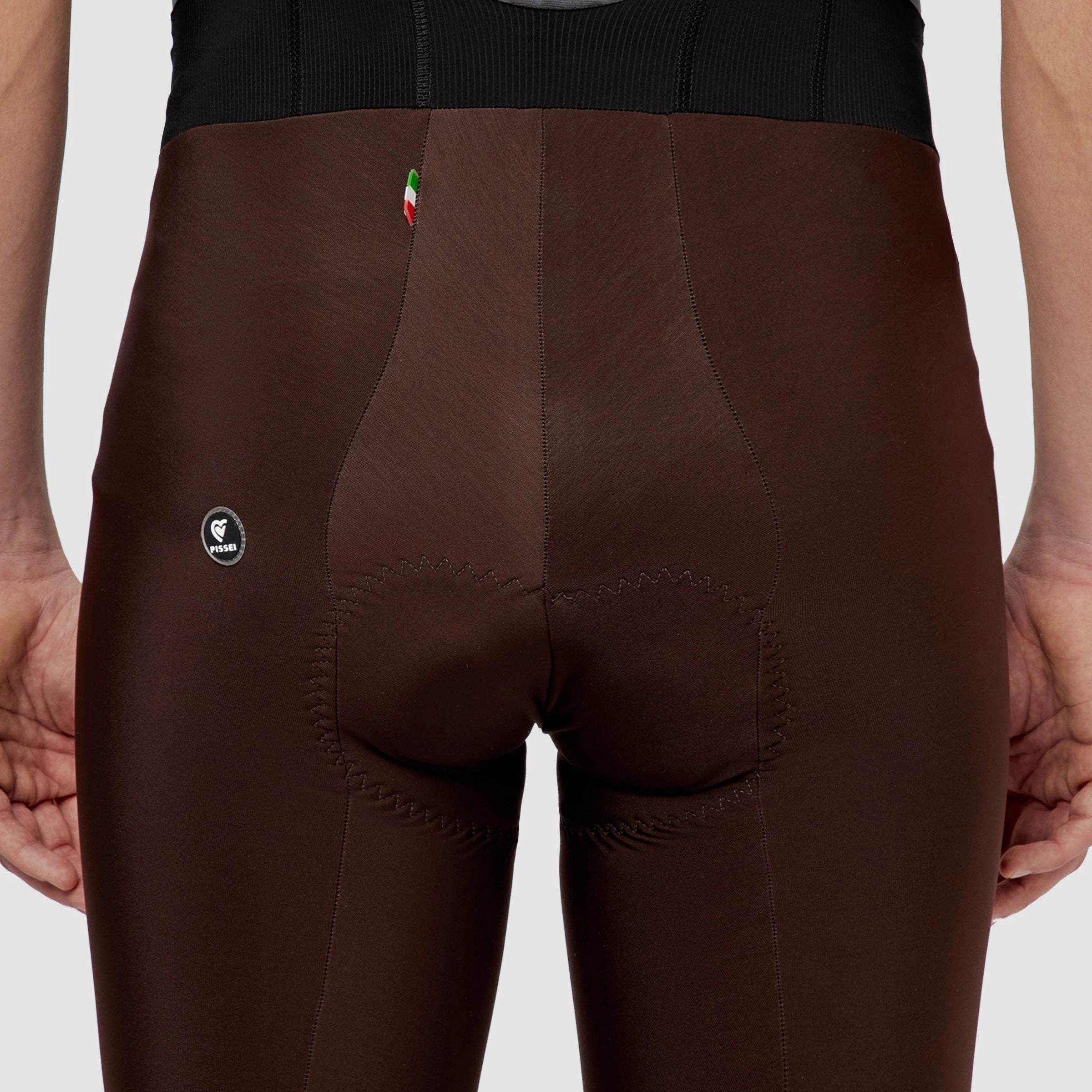 Bib shorts thermal Pissei Monviso - Brown