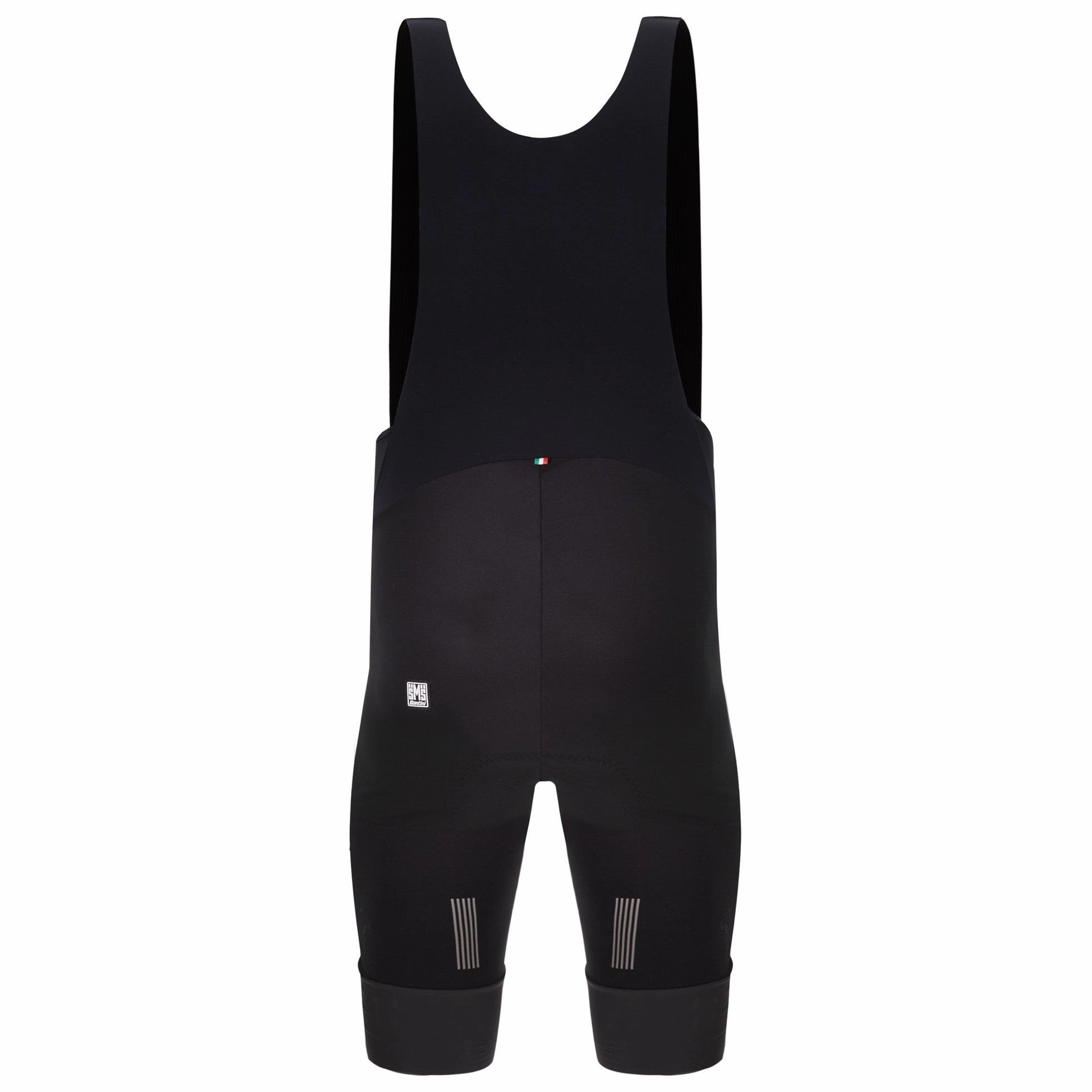 Bib shorts thermal Santini Adapt Sheel - Nero