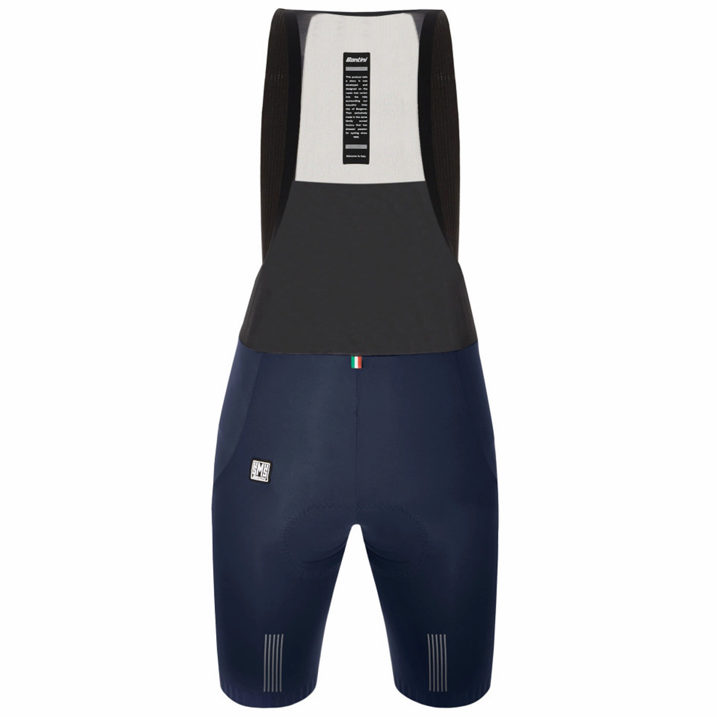Bib shorts woman Santini Plush - Blue