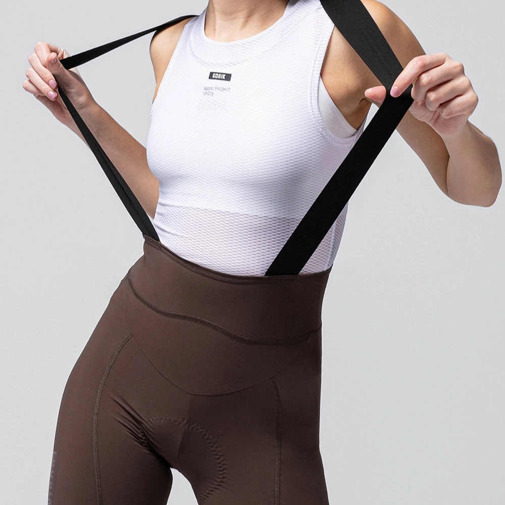 Bib shorts women's Gobik Matt 2.0 - Brown