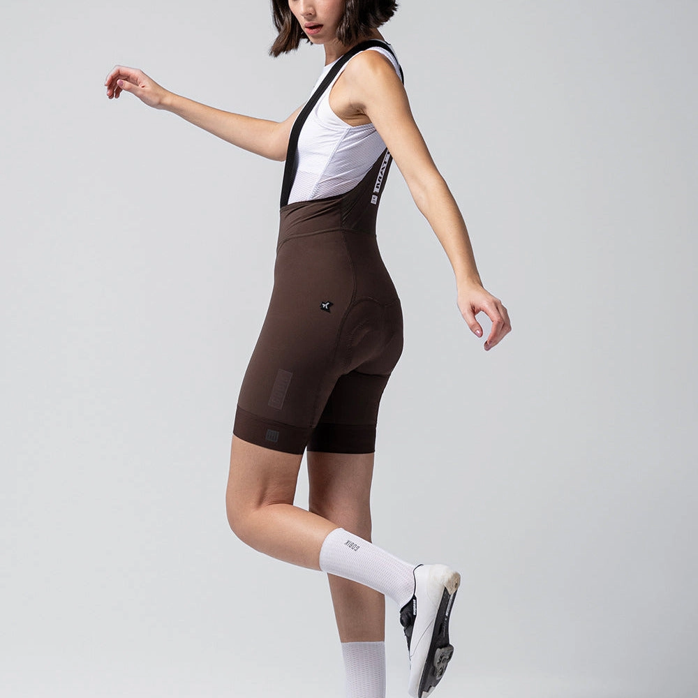 Bib shorts women's Gobik Matt 2.0 - Brown