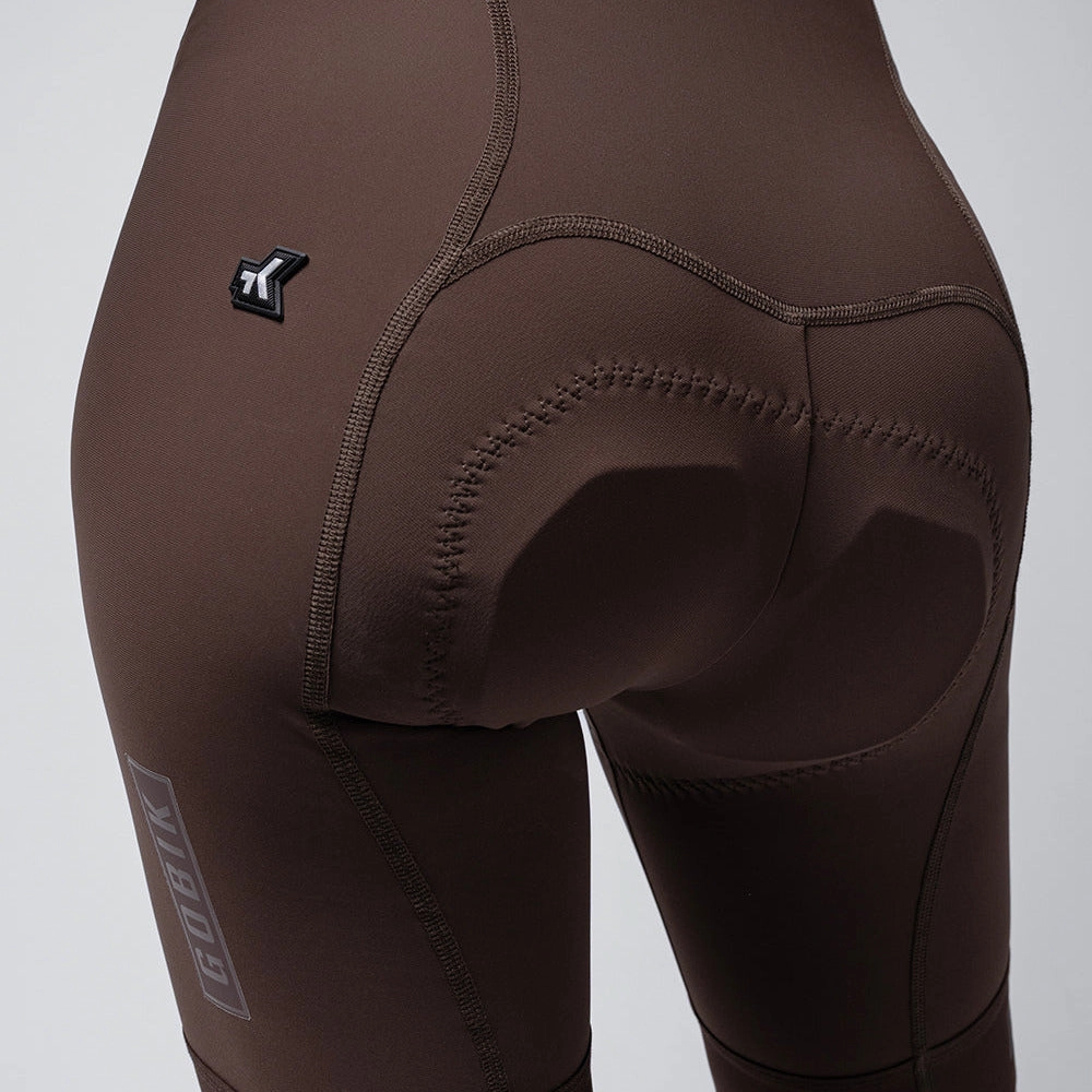 Bib shorts women's Gobik Matt 2.0 - Brown