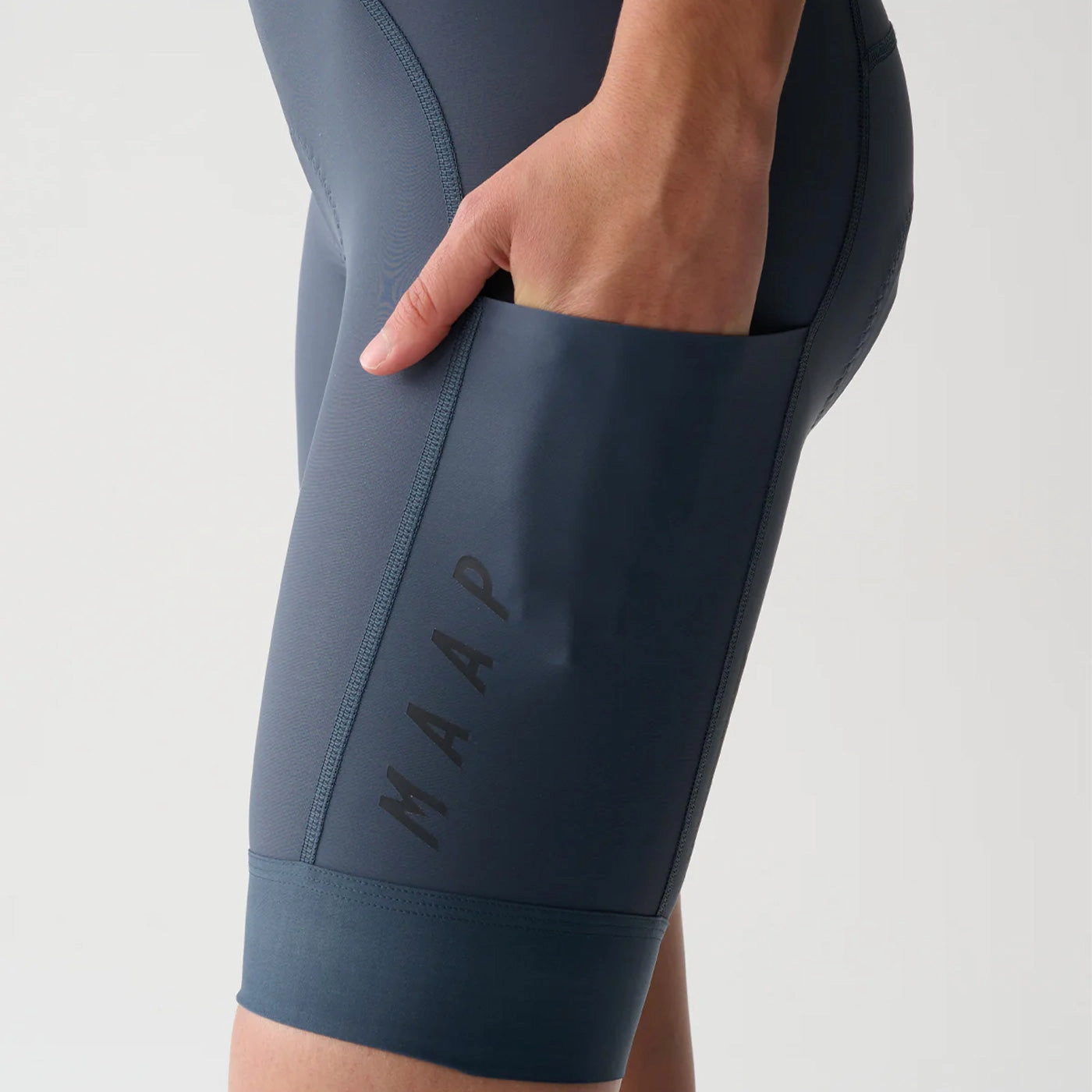 Bib shorts women's Maap Team Evo Cargo - Blue