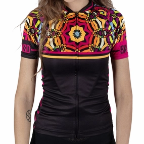 Bike Inside Kaleido woman jersey - Multicolor