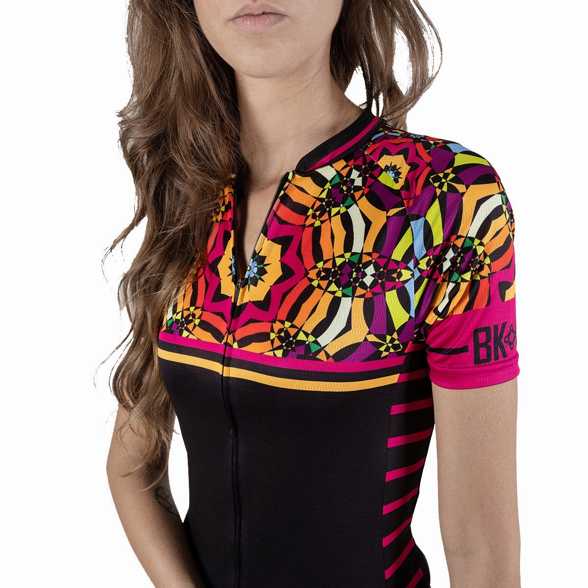 Bike Inside Kaleido woman jersey - Multicolor