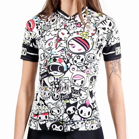 Bike Inside Tokidoki All-stars woman jersey - White