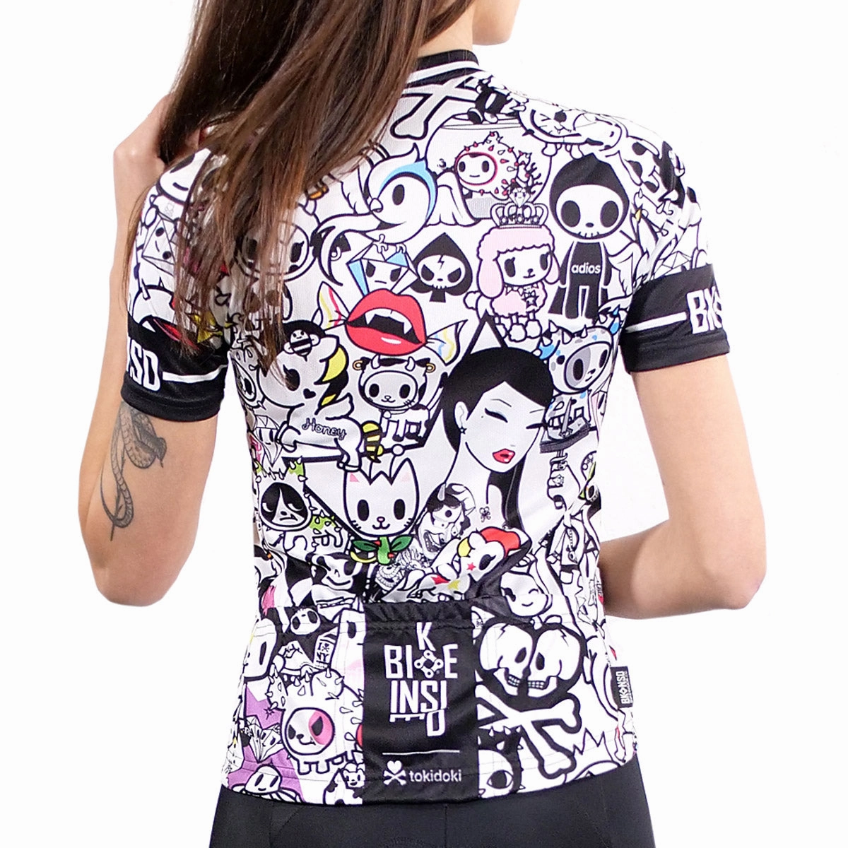 Bike Inside Tokidoki All-stars woman jersey - White