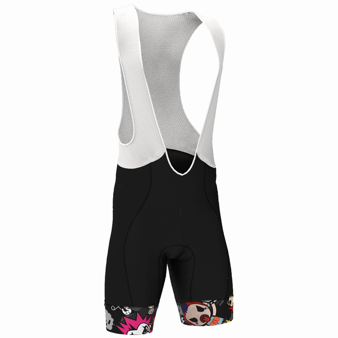 Bike Inside Tokidoki Punk bib shorts - Black