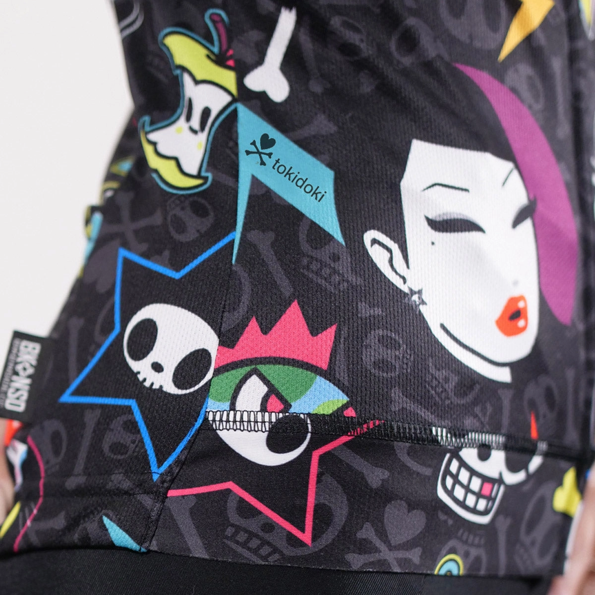 Bike Inside Tokidoki Rock woman jersey - Black