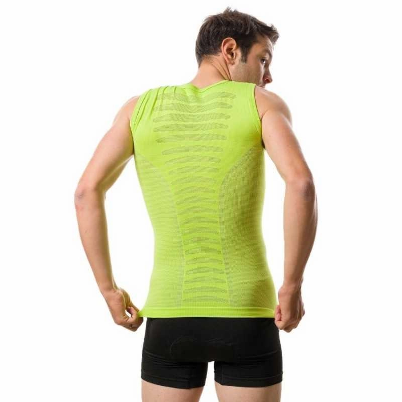 Biotex   Carbon sleeveless base layer - Green