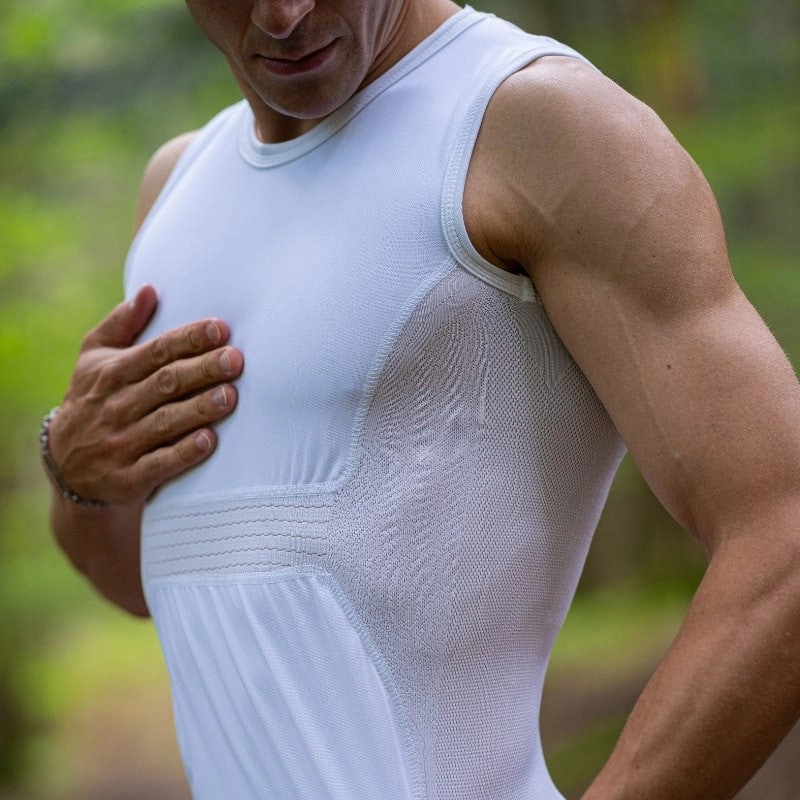 Biotex Antivento Seamless sleeveless base layer - White