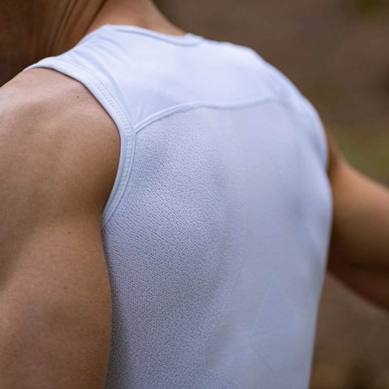 Biotex Antivento Seamless sleeveless base layer - White