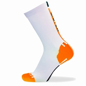 Biotex Fluo Race socks - White Orange Fluo