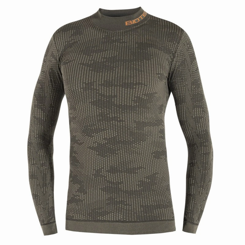 Biotex Lupetto 3D Camo long sleeve base layer - Green