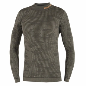 Biotex Lupetto 3D Camo long sleeve base layer - Green