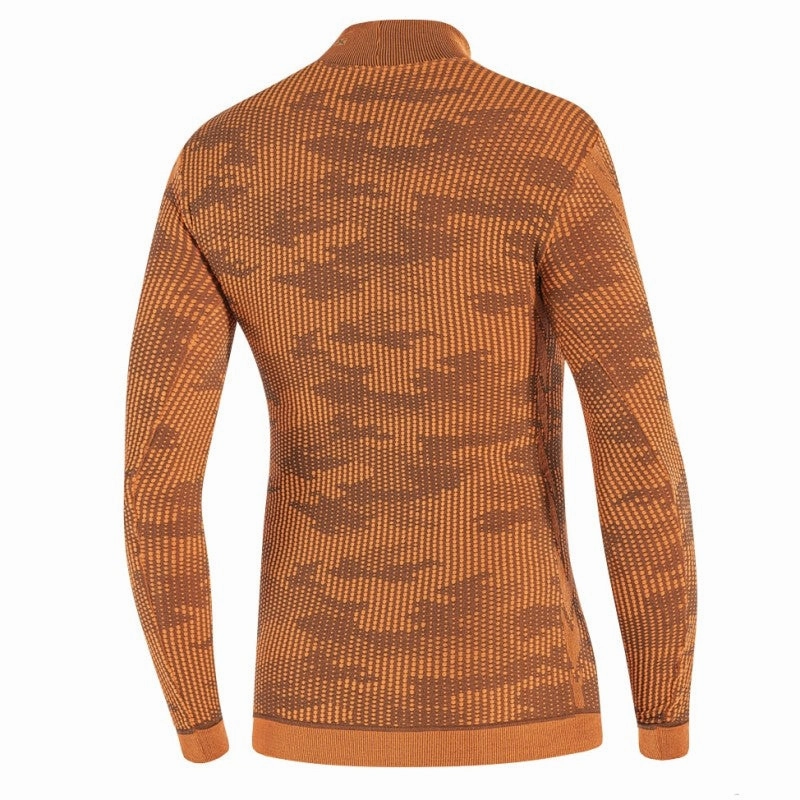 Biotex Lupetto 3D Camo long sleeve base layer - Orange