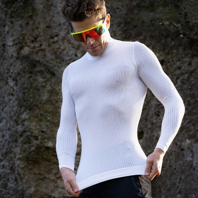 Biotex Lupetto 3D long sleeve base layer - White