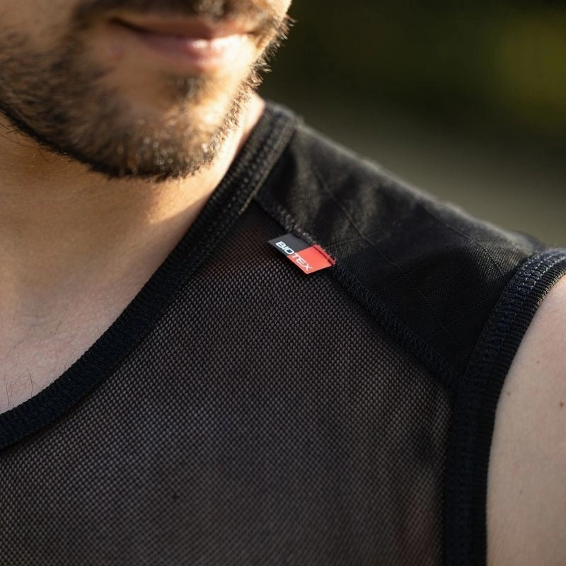 Biotex Microrete Velo sleeveless base layer - Black