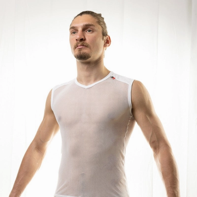 Biotex Microrete Velo sleeveless base layer - White