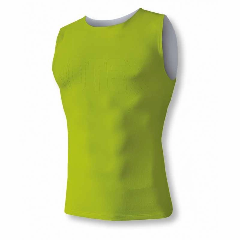 Biotex Reverse sleeveless base layer - White