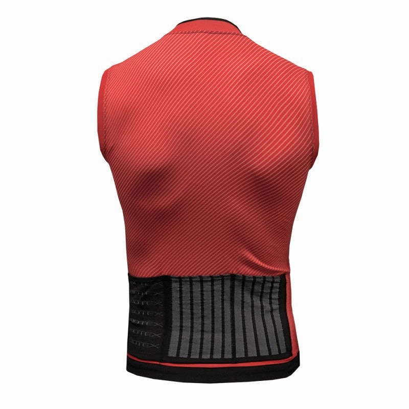Biotex Soffio Sleeveless jersey - Red black