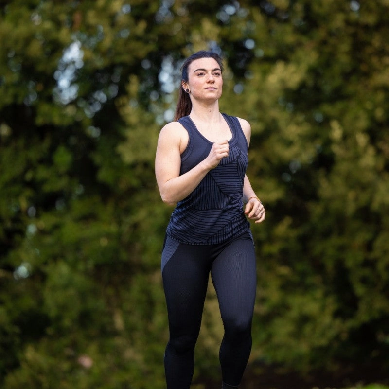 Biotex Sprint sleeveless woman base layer - Black