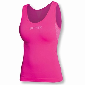 Biotex Sun sleeveless woman base layer - Fuchsia