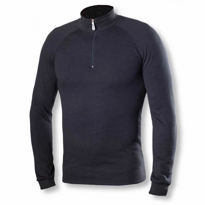Biotex Thermo  zip long sleeve base layer - Black