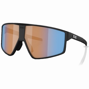Bliz P002 sunglasses - Matt Black Coral-Orange Mirror Blue