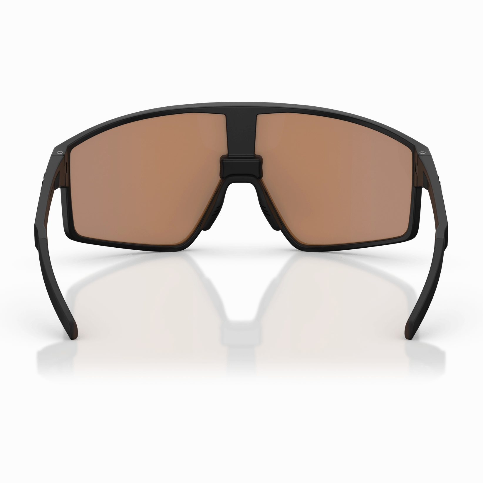 Bliz P002 sunglasses - Matt Black Coral-Orange Mirror Blue