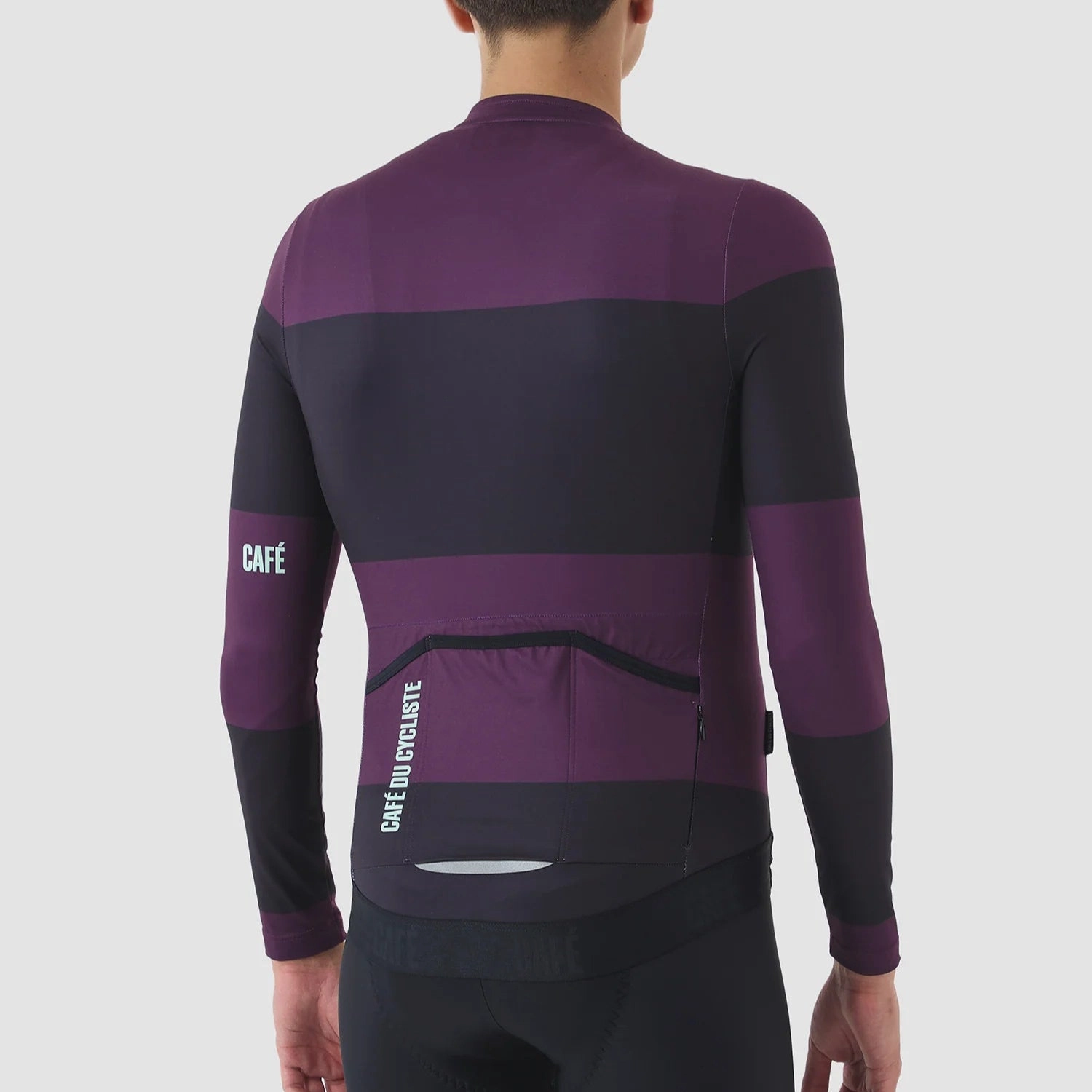 Cafe du Cycliste Constance long sleeve jersey - Purple