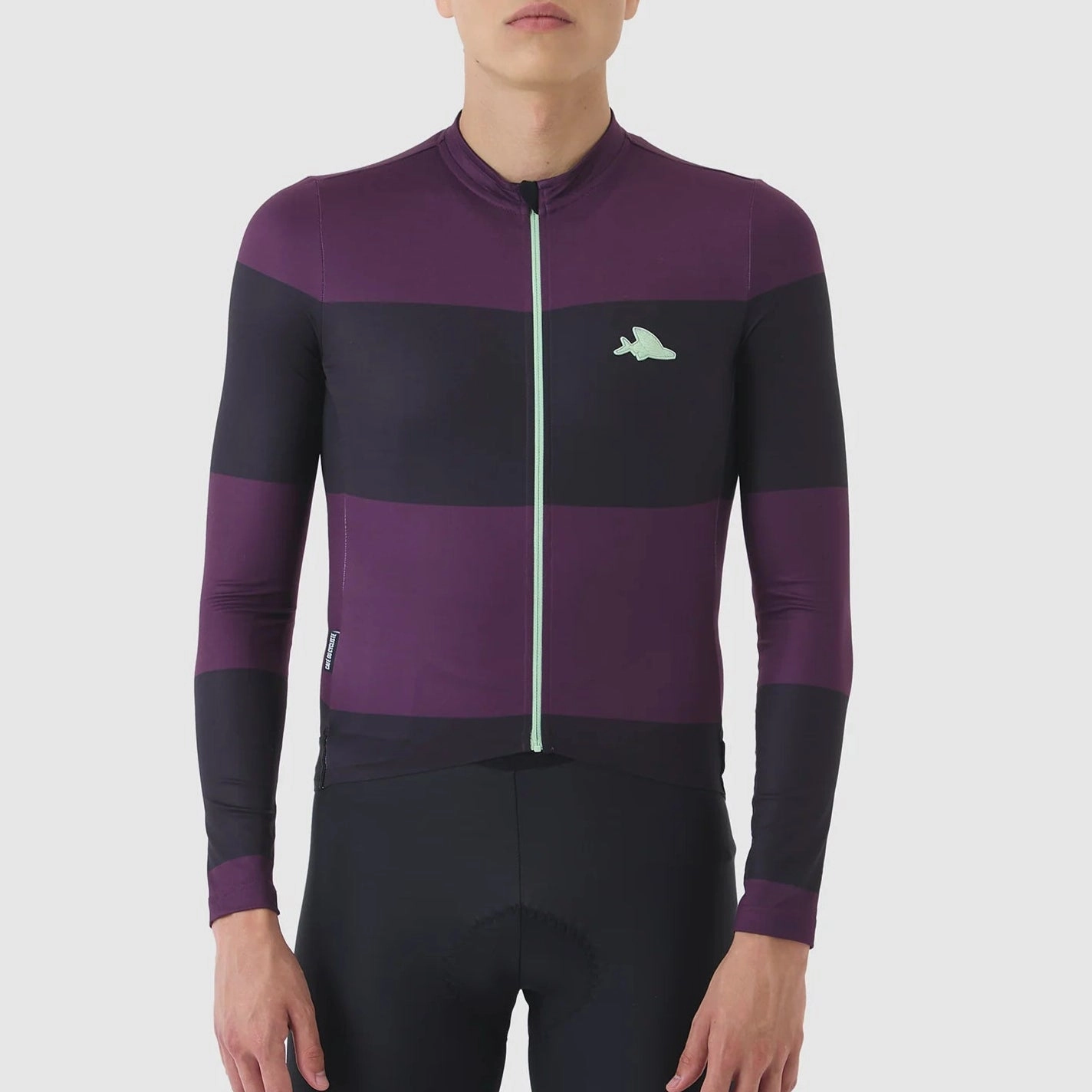 Cafe du Cycliste Constance long sleeve jersey - Purple