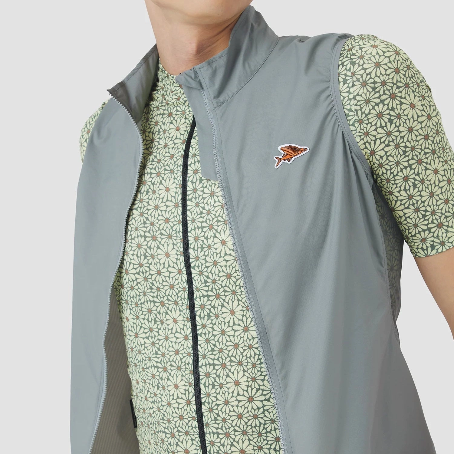 Cafe du Cycliste Edith vest - Grey