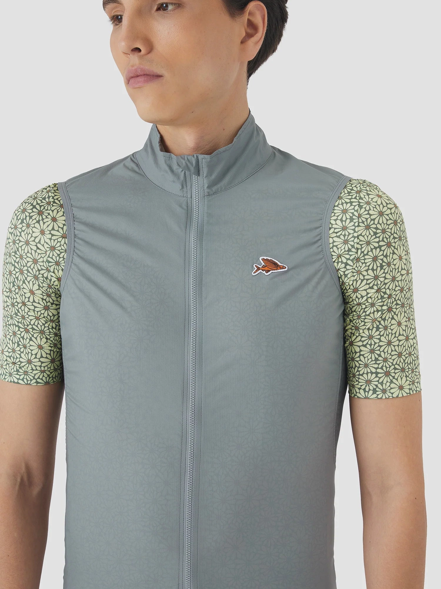 Cafe du Cycliste Edith vest - Grey