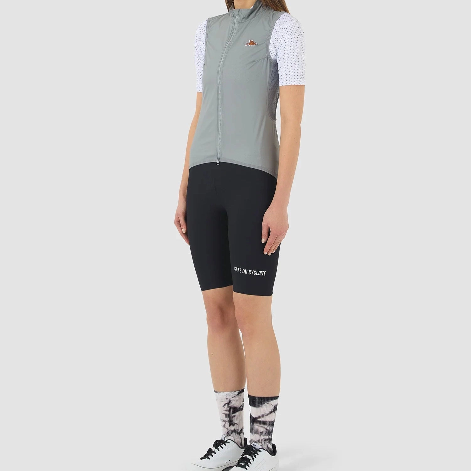 Cafe du Cycliste Edith women vest - Grey