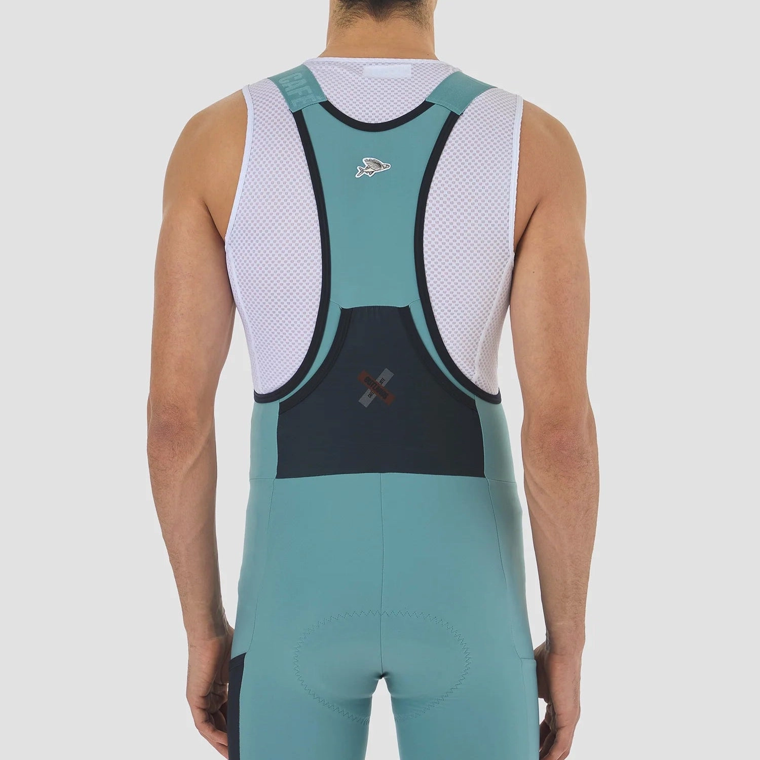 Cafe du Cycliste Eva bib shorts - Light blue